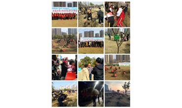 南通分公司與當(dāng)?shù)刂驹刚吖餐瑢崿F(xiàn)“同栽一棵樹，同抹一片綠”的夢想